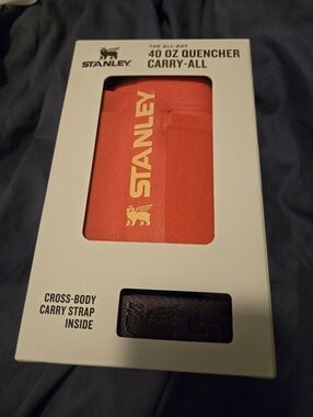 Stanley Coral And Purple 40oz Quench3r Carry-All